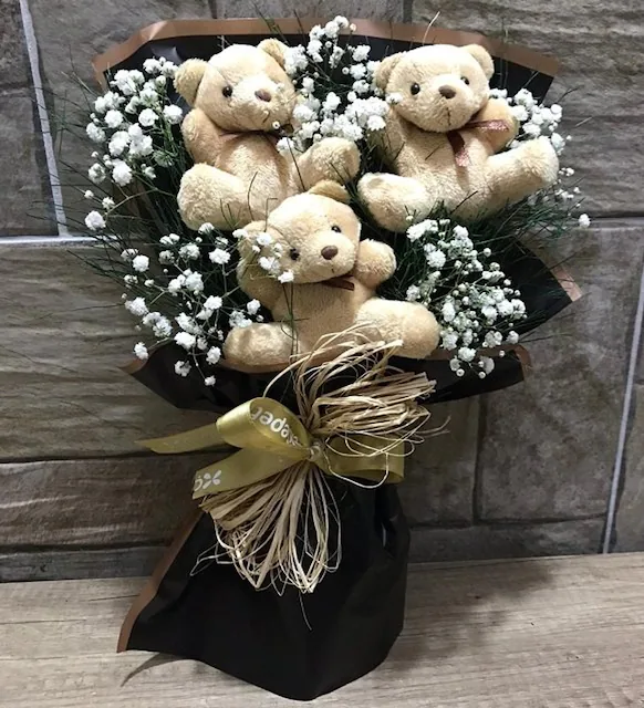 Teddy Bear buketi 3